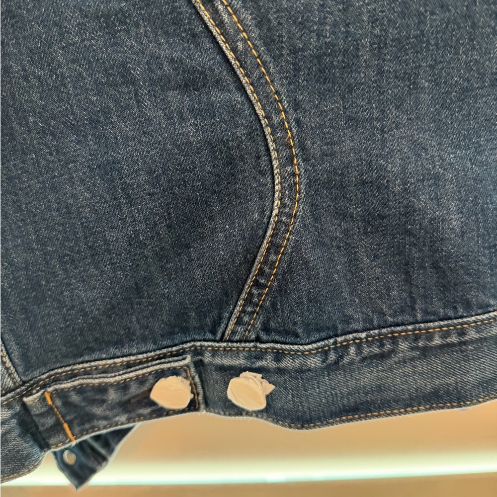 NWT Cult GAIA x GapDark Wash Denim Jacket - Picture 7 of 7